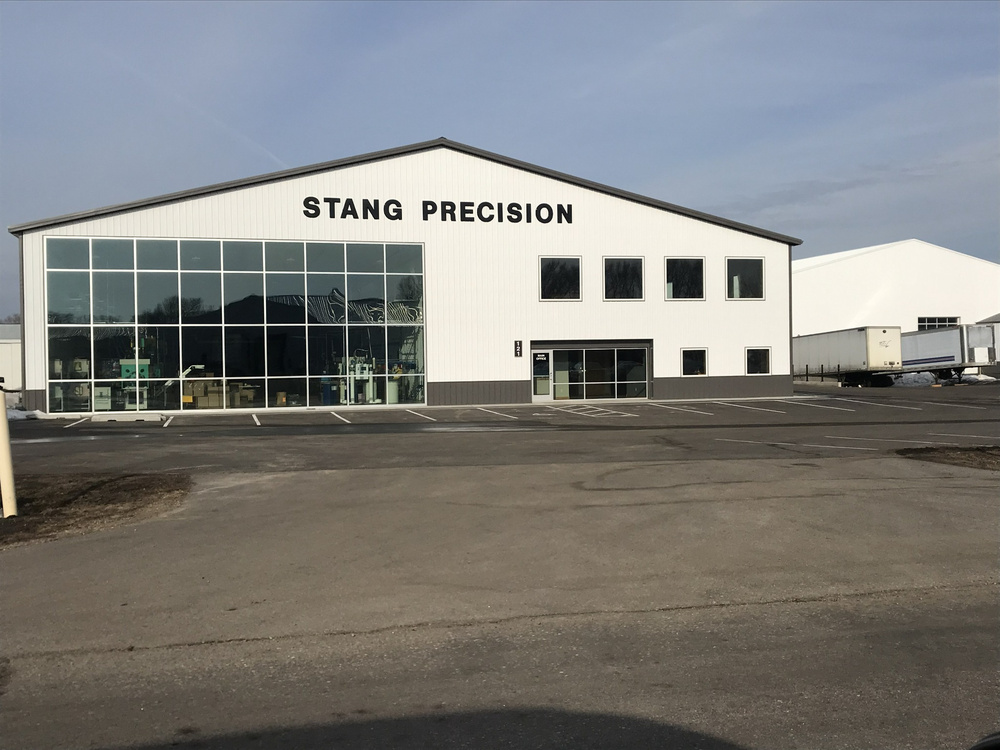 Completed Stang Precision headquarters at 121 Industrial Loop W.