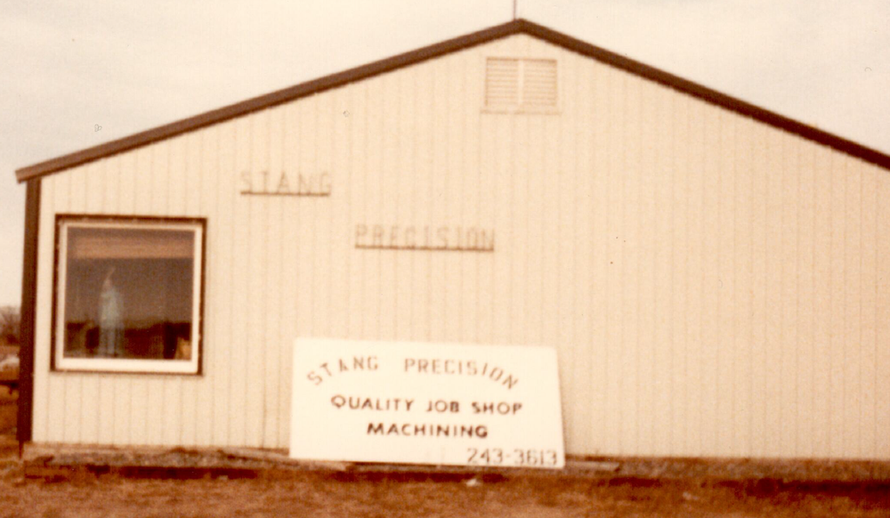 The original Stang Precision shop built in 1979