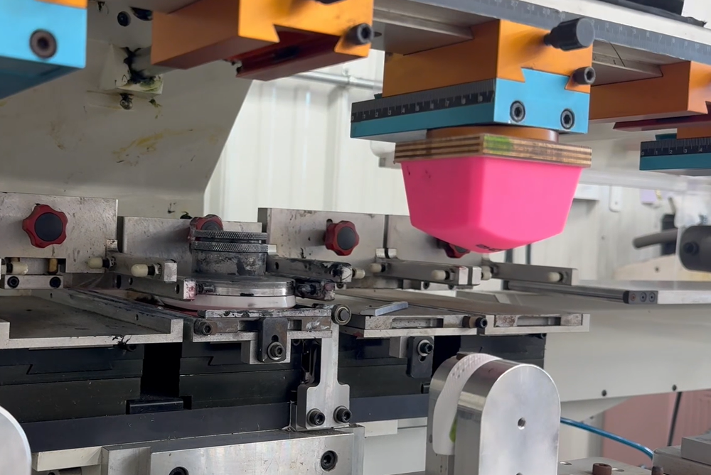 Pad printing equipment at Stang Precision